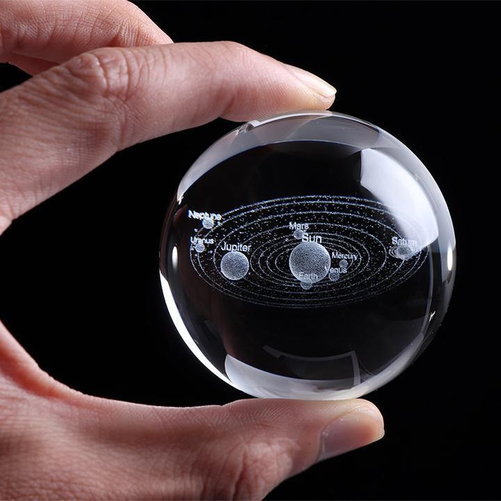 Système solaire 3D | Boule de cristal **Limité** - Science Factory