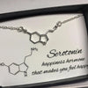 Collier de molécules de sérotonine 