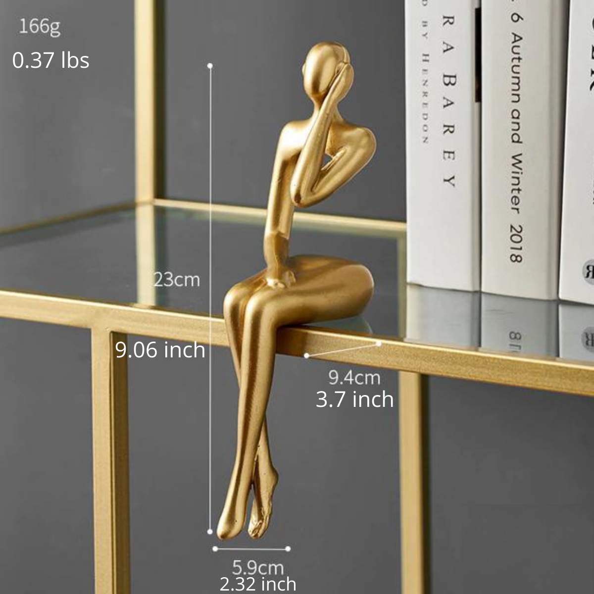 SculptaLuxe™ – Figurines Décoratives Abstraites pour Étagère