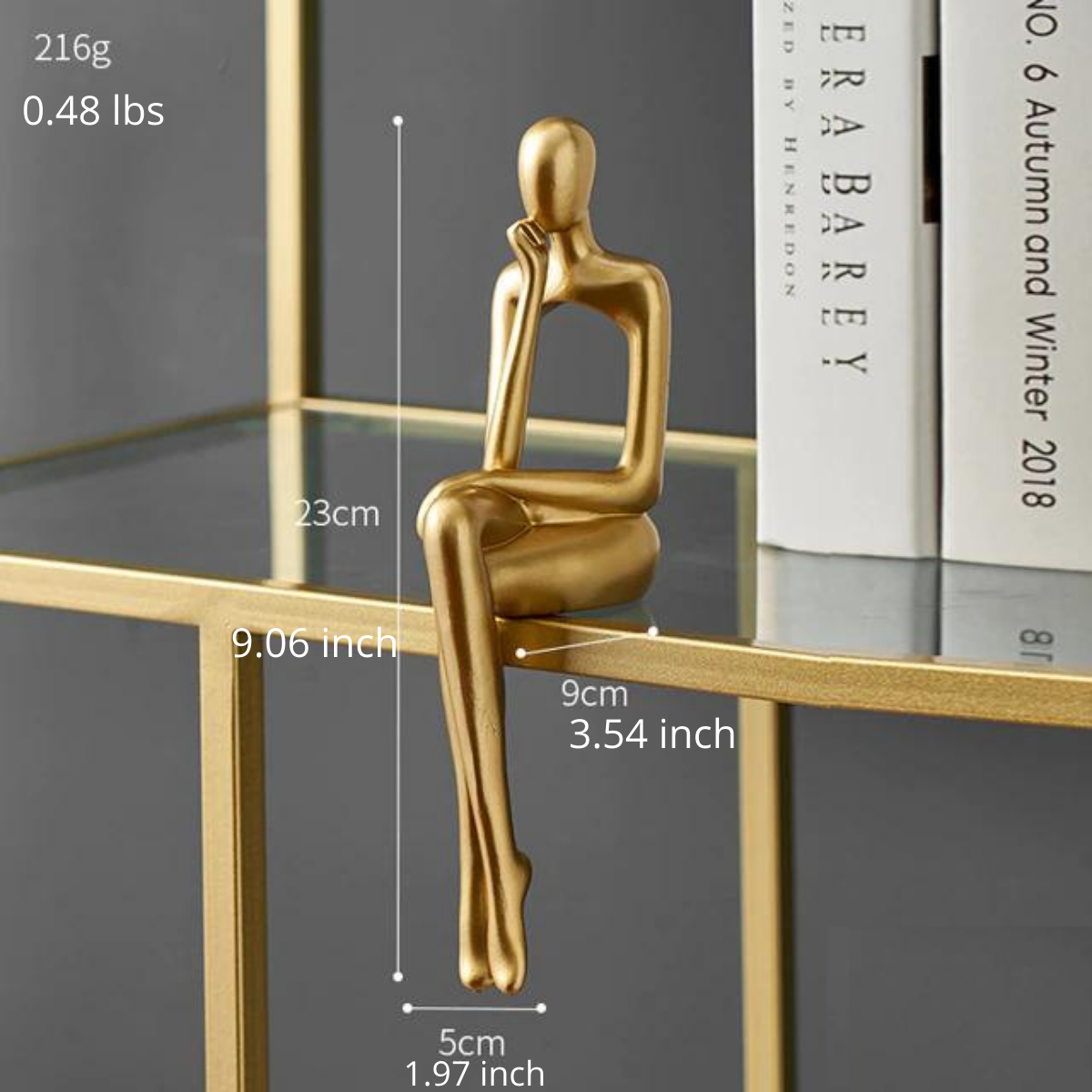 SculptaLuxe™ – Figurines Décoratives Abstraites pour Étagère