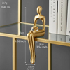 SculptaLuxe™ – Figurines Décoratives Abstraites pour Étagère