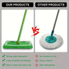 2+2 Offerts | Tampons de Vadrouille Lavables EcoMop™ – Nettoyage Durable pour Tous Types de Sols