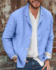 UrbanLinen™ Veste Casual Homme en Coton-Lin - 50 % de réduction, Livraison Gratuite