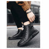 MidnightWalk™ | Bottes en cuir noir luxueuses et chaudes