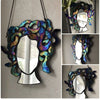 MythicMirror™ Méduse Miroir en Verre Mosaïque Solaire