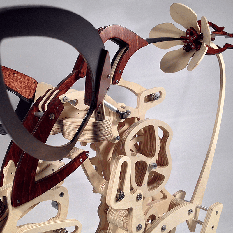 HummiMotion™ – Kit de Construction 3D en Bois avec Effet de Mouvement