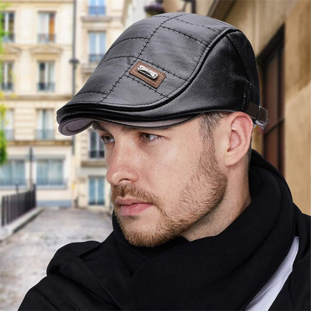 Vintaro™ - Casquette Classique en Cuir pour Homme au Style Rétro (1+1 GRATUIT)
