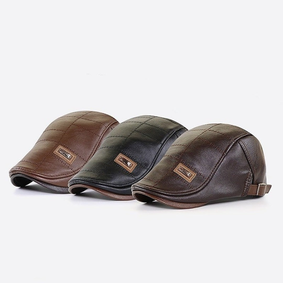 Vintaro™ - Casquette Classique en Cuir pour Homme au Style Rétro (1+1 GRATUIT)