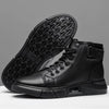 MidnightWalk™ | Bottes en cuir noir luxueuses et chaudes