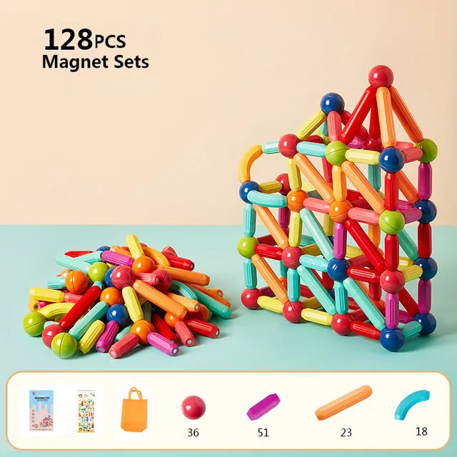 Infinity Magnétique™ - Ensemble de Balles et Bâtonnets Magnétiques