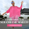 🌸LetterLuxe™ Combinaison Femme à Imprimé Lettres et Tunique Ajourée Décontractée
