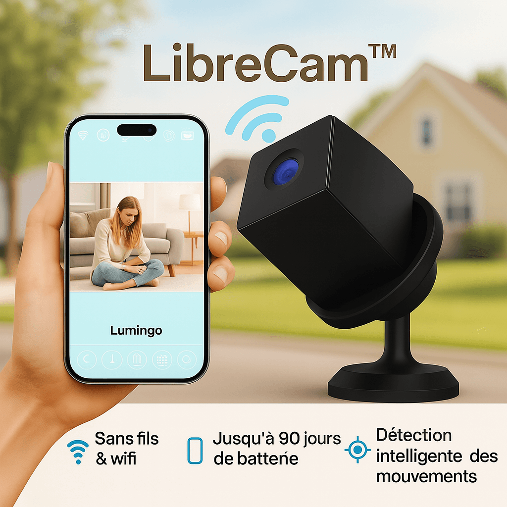 LibreCam™ | Sécurité Totale – Même Sans Internet Ni Électricité