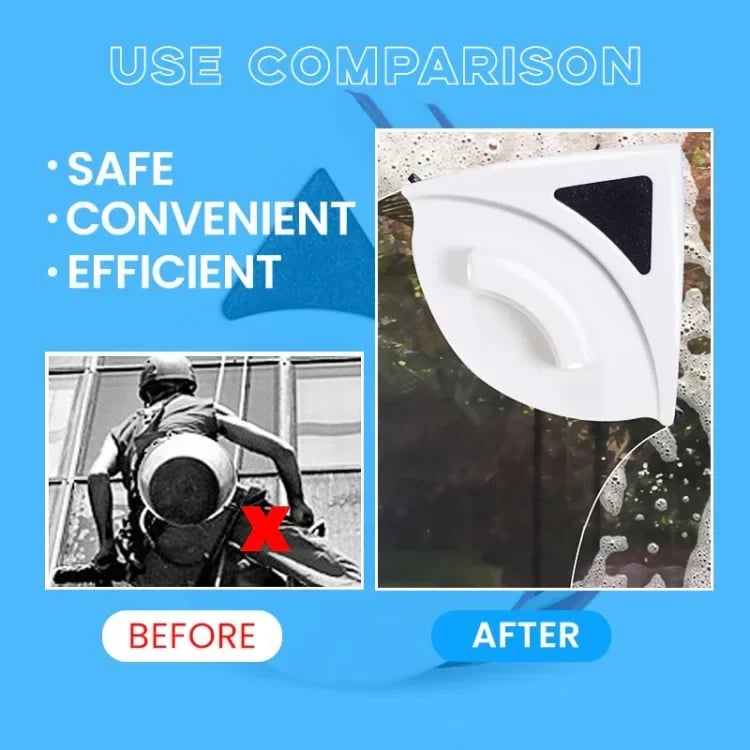 MagnaClear™ 360 Nettoyeur Magnétique de Vitres Amélioré 🔥