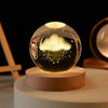 MoonAura™ Lampe Boule Cristal LED USB Magique