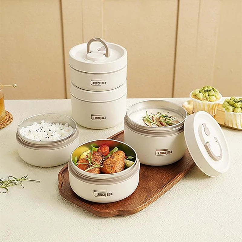 Ensemble LunchMate™ de Boîtes Repas Isothermes Portables