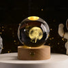 MoonAura™ Lampe Boule Cristal LED USB Magique