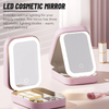 RefletPro™ Miroir de Maquillage LED Tricolore Réglable (🎁 Loupe 5x/10x/15x en Option)