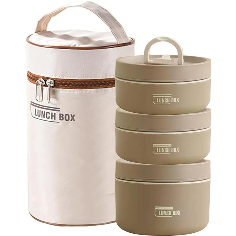 Ensemble LunchMate™ de Boîtes Repas Isothermes Portables