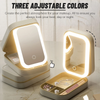 RefletPro™ Miroir de Maquillage LED Tricolore Réglable (🎁 Loupe 5x/10x/15x en Option)