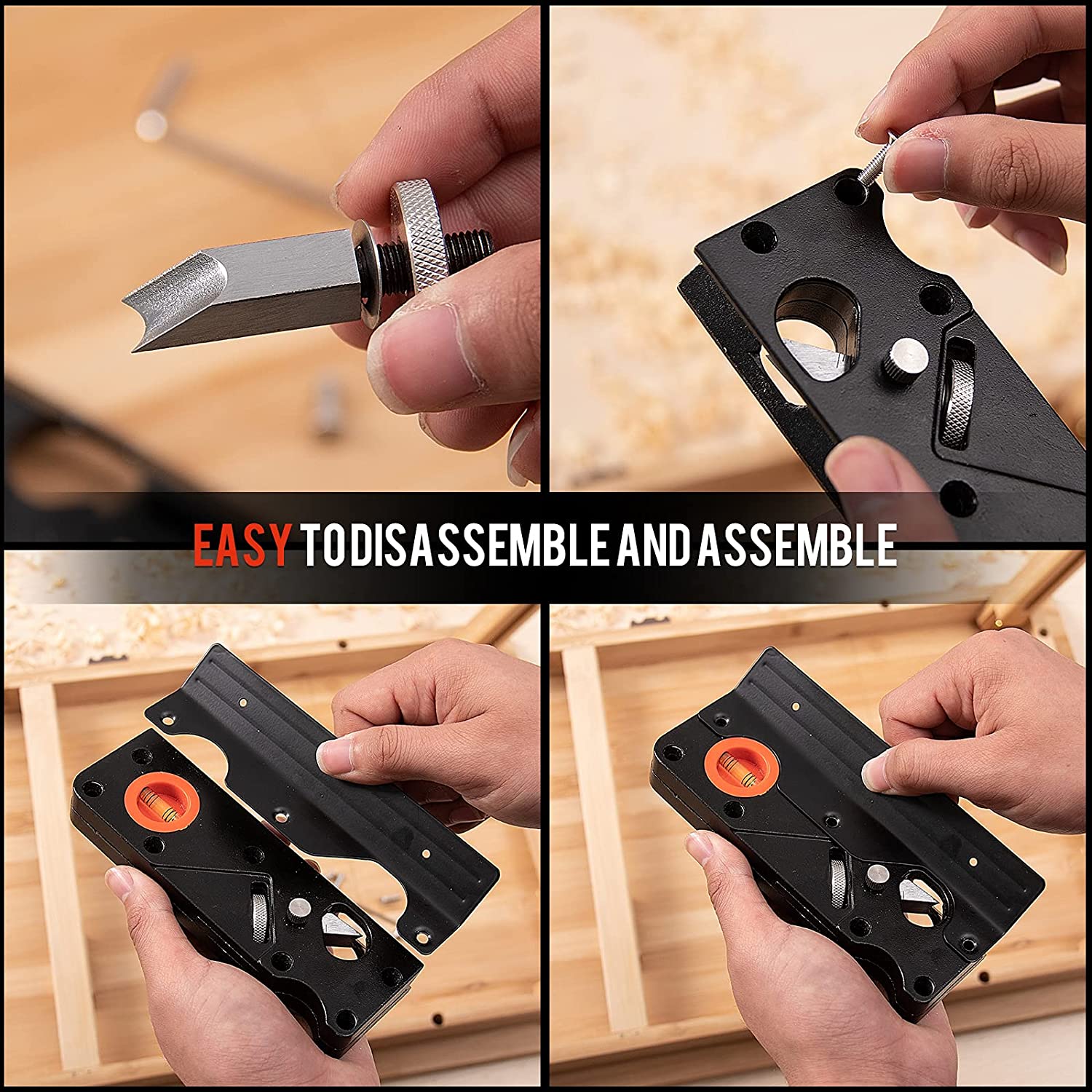 WoodSharp™ - Outil de Menuiserie pour Bords et Coins