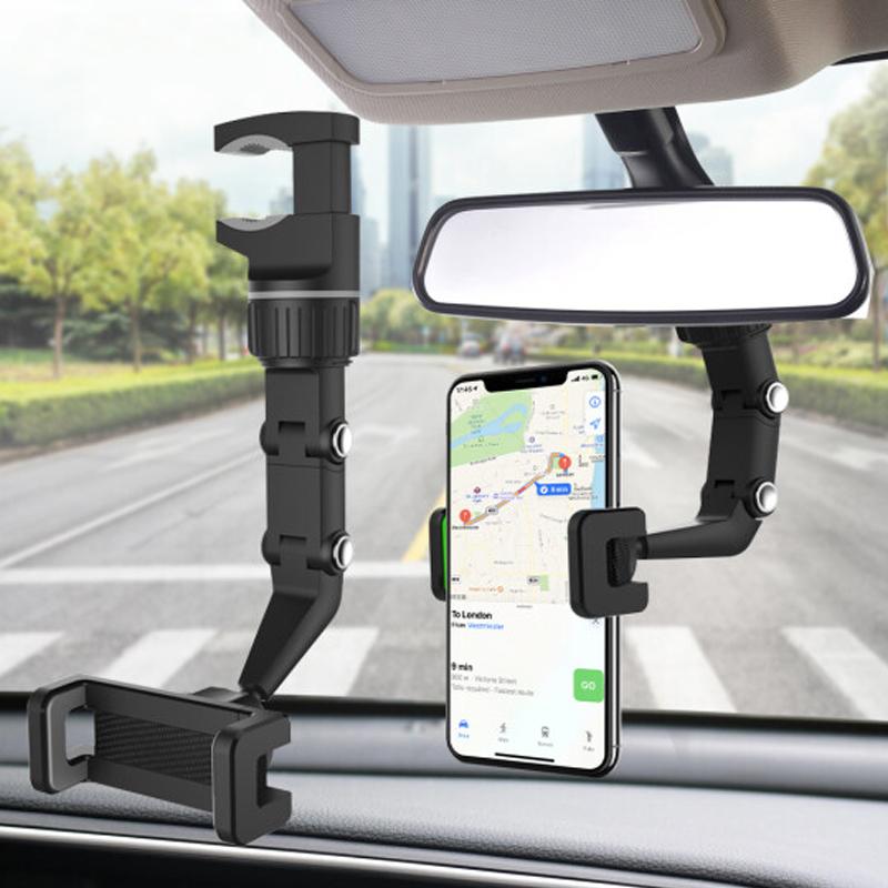 Support Téléphone Multifonctionnel MirrorGrip™ pour Rétroviseur