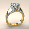 CrimsonGlow™ Bague Vintage avec Pierres Rouges – Bague pour Femme en Zircon Cristal