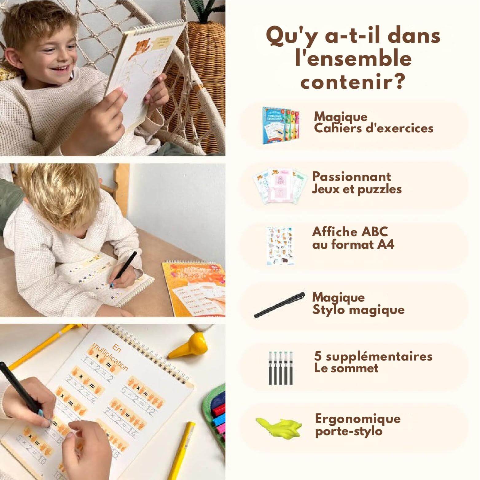 SmartPen Magic™ Cahiers d'Exercices Magiques