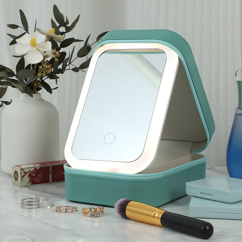 RefletPro™ Miroir de Maquillage LED Tricolore Réglable (🎁 Loupe 5x/10x/15x en Option)