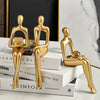 SculptaLuxe™ – Figurines Décoratives Abstraites pour Étagère