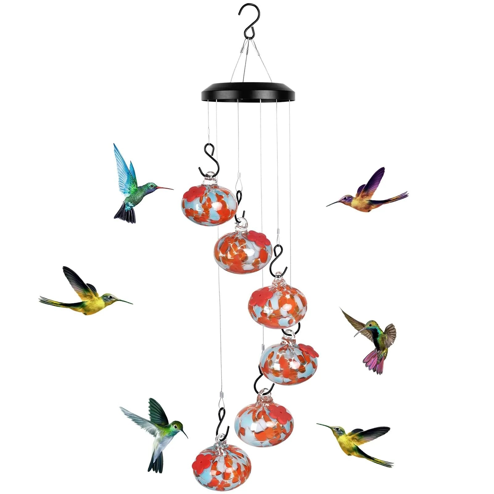 HummiCharm™ – Carillon Envoûtant & Mangeoire à Colibris pour Décoration de Jardin