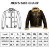 AeroShear™ Veste Aviateur Bombardier B3 en Cuir Véritable avec Doublure en Peau de Mouton