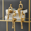 SculptaLuxe™ – Figurines Décoratives Abstraites pour Étagère