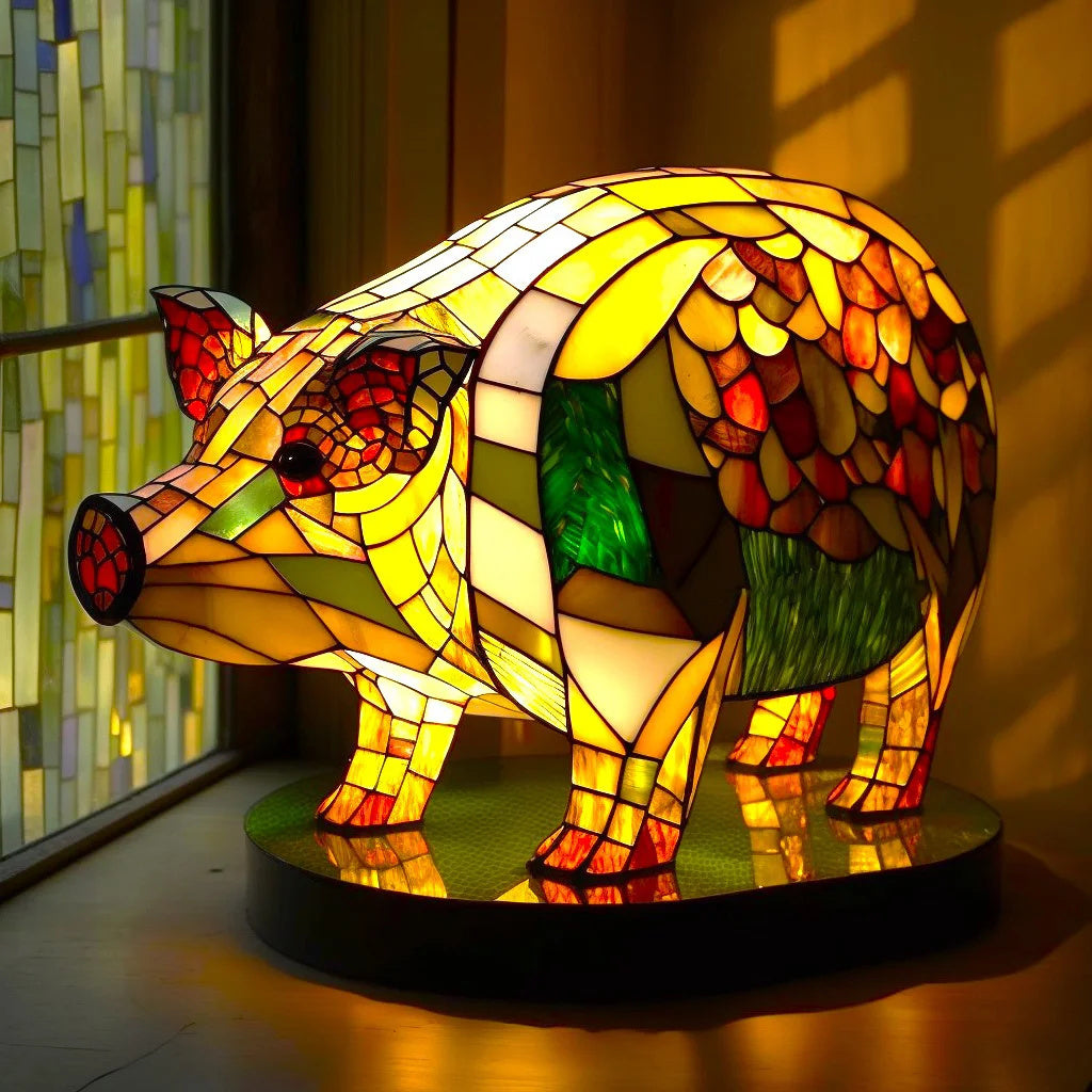 🔥GlowBeast™ Série de Lampes de Table Animalières