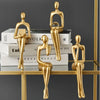SculptaLuxe™ – Figurines Décoratives Abstraites pour Étagère