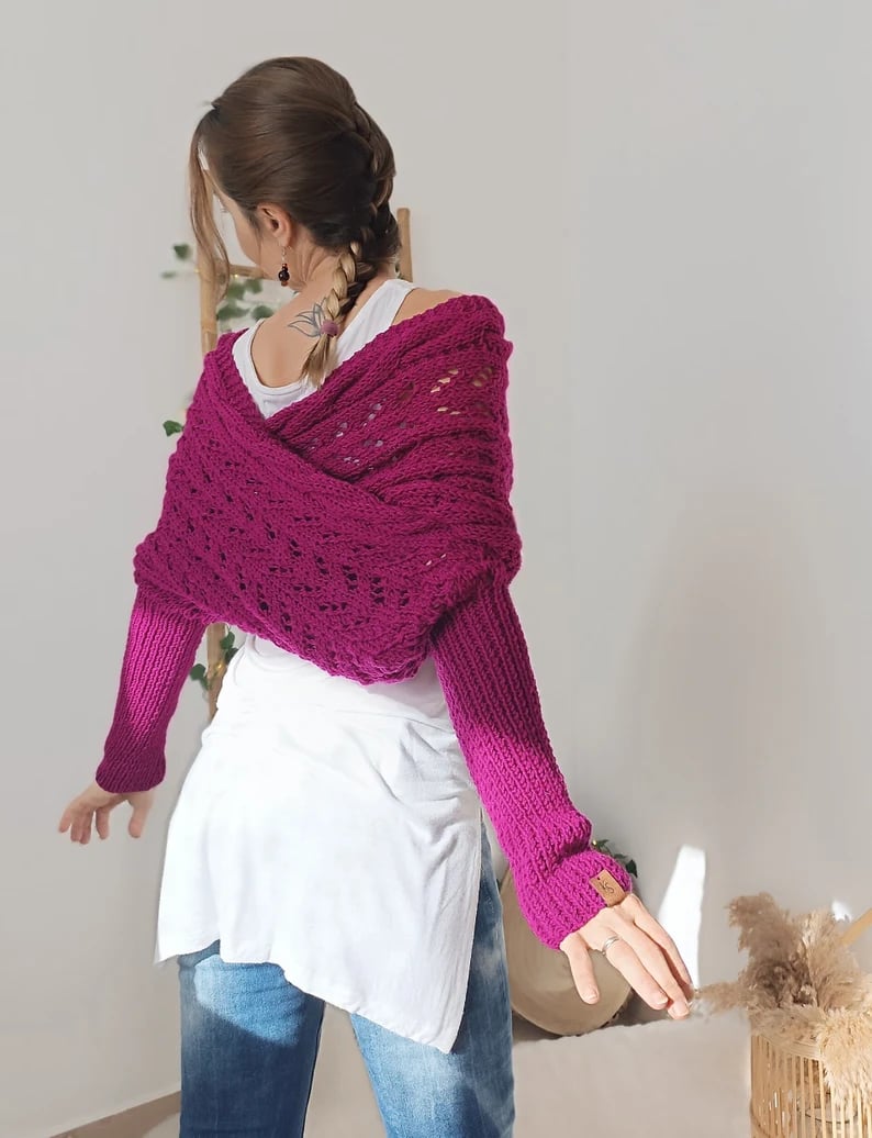 Lilou™ Écharpe Tricotée à Motif Câble