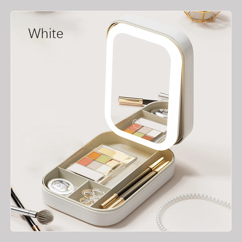 RefletPro™ Miroir de Maquillage LED Tricolore Réglable (🎁 Loupe 5x/10x/15x en Option)