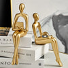 SculptaLuxe™ – Figurines Décoratives Abstraites pour Étagère