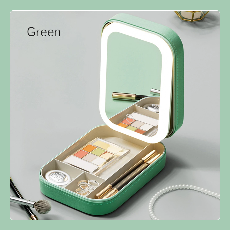 RefletPro™ Miroir de Maquillage LED Tricolore Réglable (🎁 Loupe 5x/10x/15x en Option)