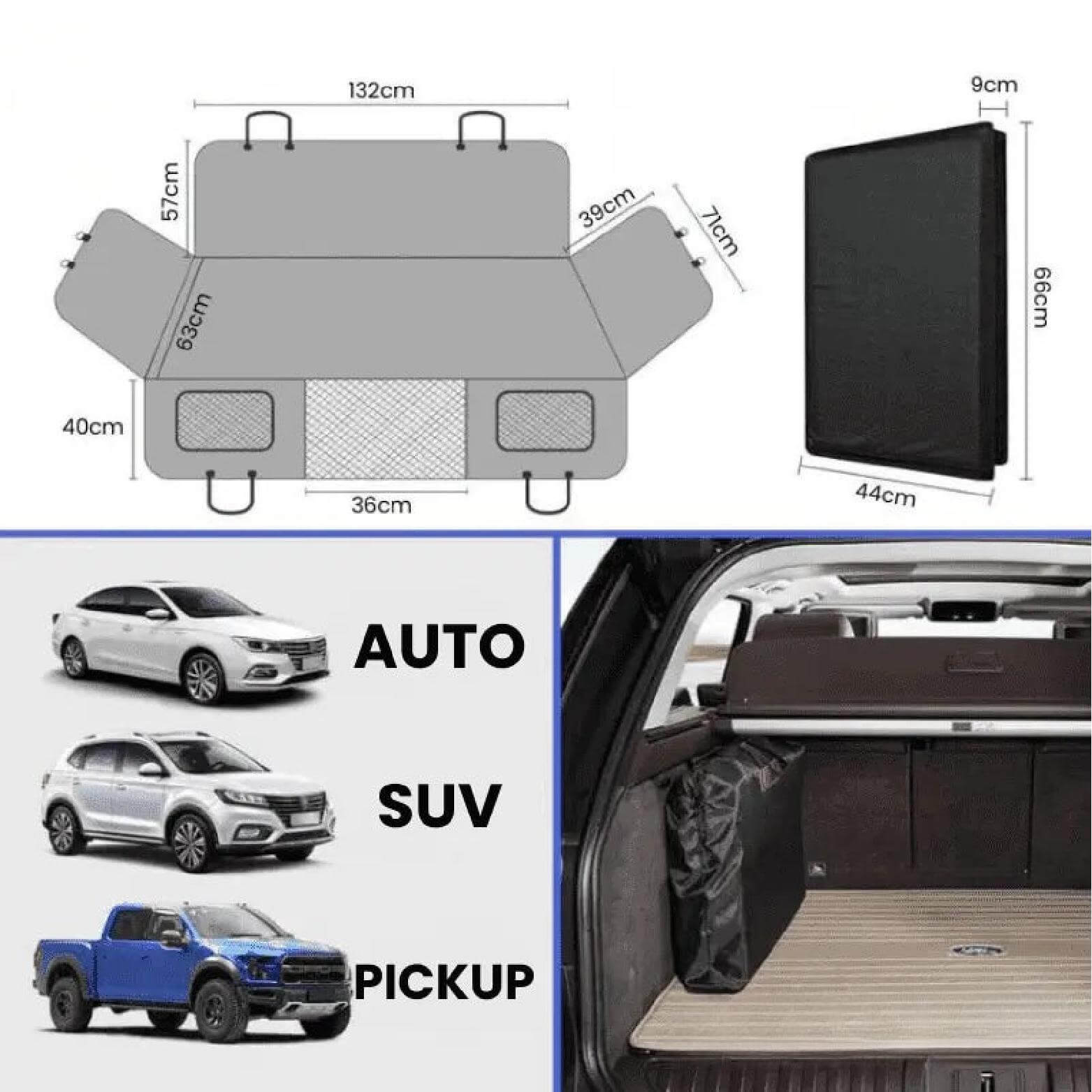 AutoPaws™ – Housse de Siège Auto Robuste pour Chien