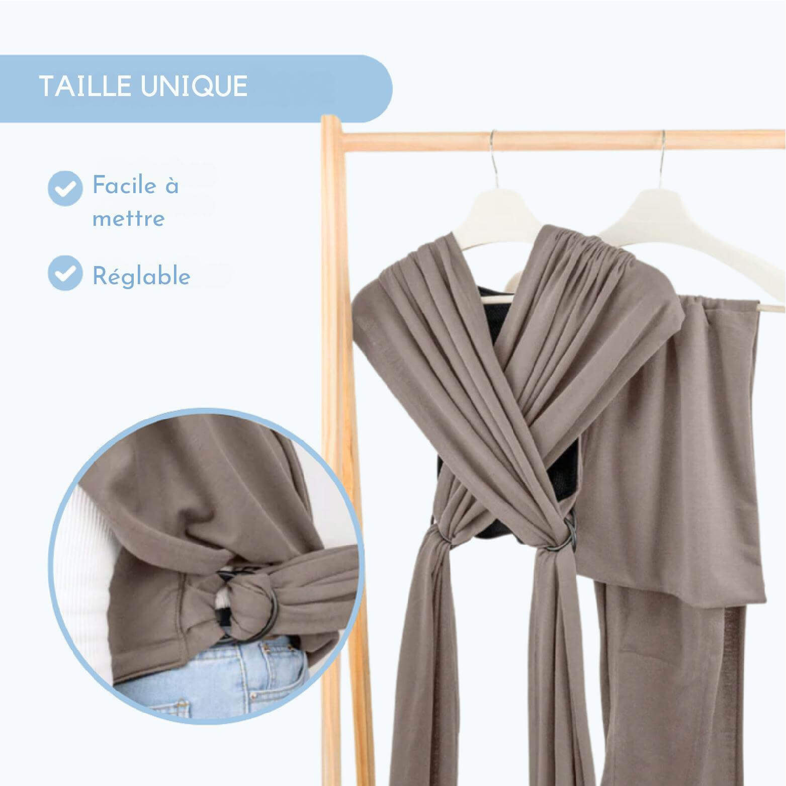 BabySnug™ Écharpe de Portage pour Bébé – L’Originale