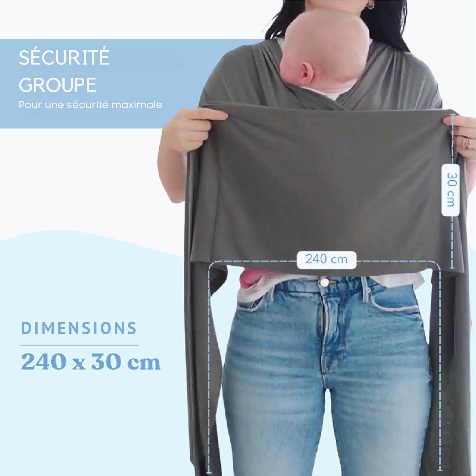 BabySnug™ Écharpe de Portage pour Bébé – L’Originale