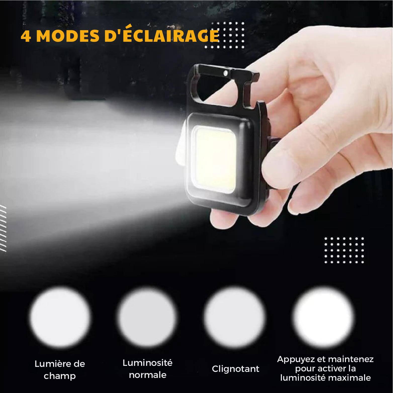 BeamTag™ – Lampe LED Intelligente pour Clés et Urgences | 1+1 GRATUIT Aujourd’hui !