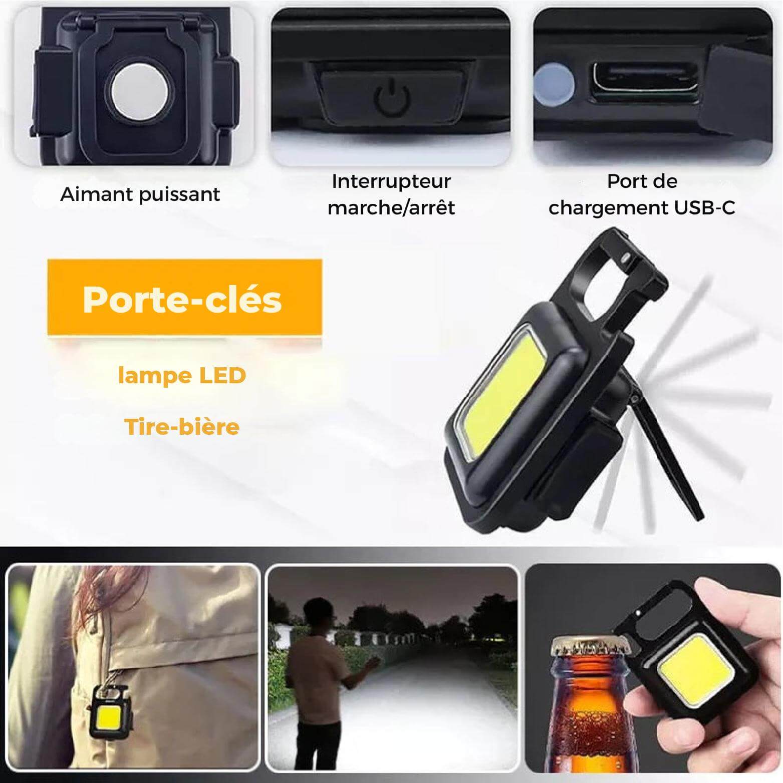 BeamTag™ – Lampe LED Intelligente pour Clés et Urgences | 1+1 GRATUIT Aujourd’hui !
