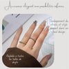 Calmiq™ – Bague Anti-Stress Ajustable avec Perles | Offre 1+1 GRATUITE Temporaire