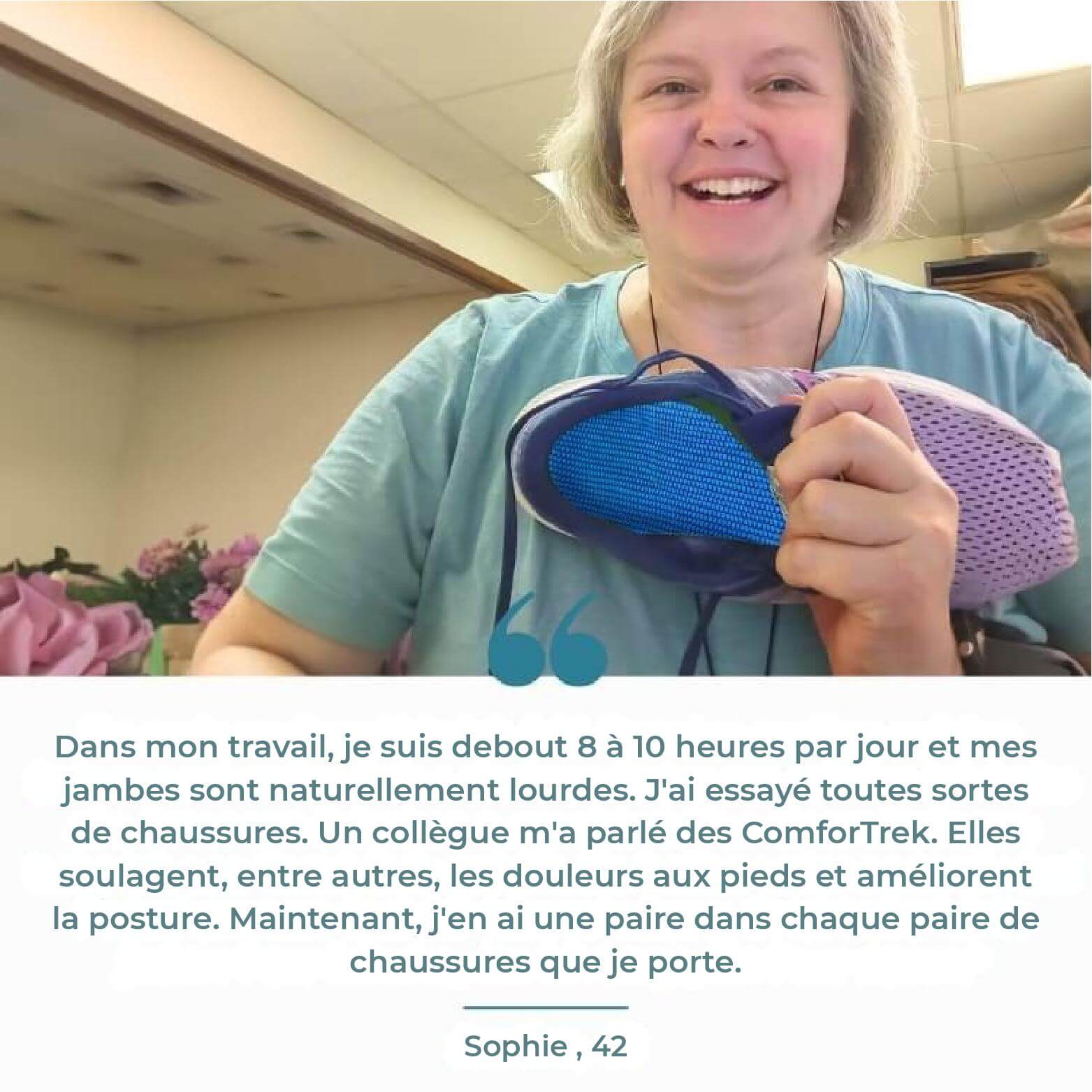 ComforTrek™ - Marchez sans douleur