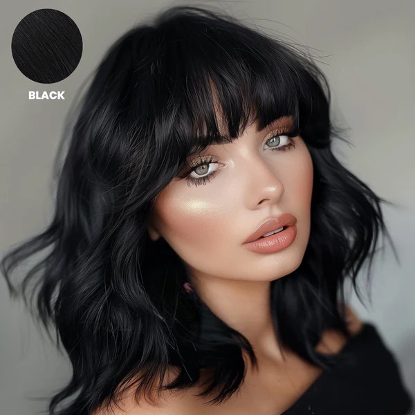 Dernière Chance : -50 % 🔥 | BangBella™ Frange Clip-in en 100 % Cheveux Naturels