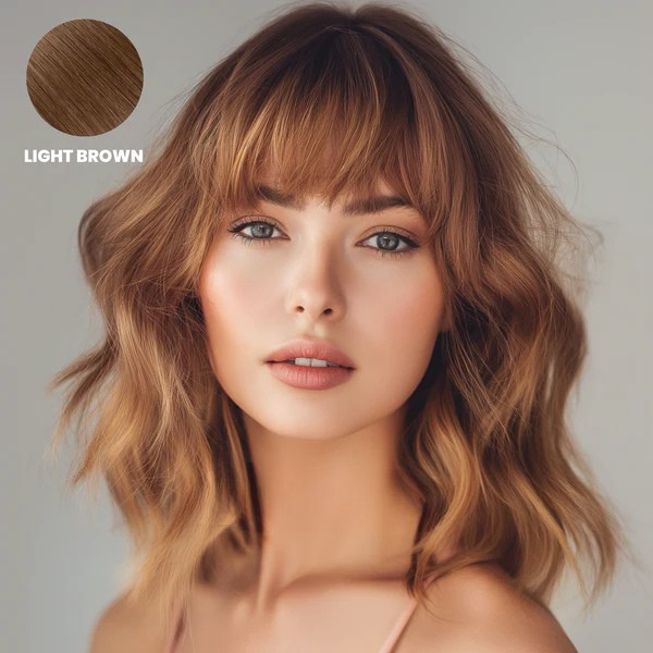 Dernière Chance : -50 % 🔥 | BangBella™ Frange Clip-in en 100 % Cheveux Naturels