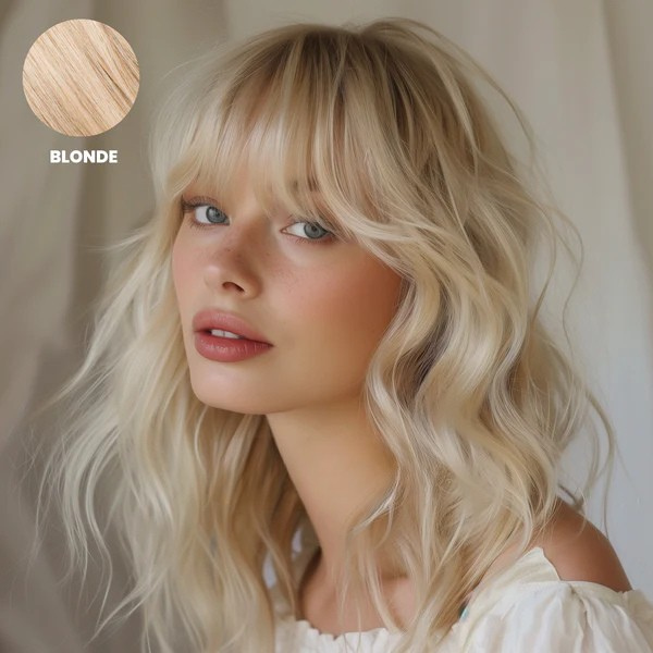 Dernière Chance : -50 % 🔥 | BangBella™ Frange Clip-in en 100 % Cheveux Naturels