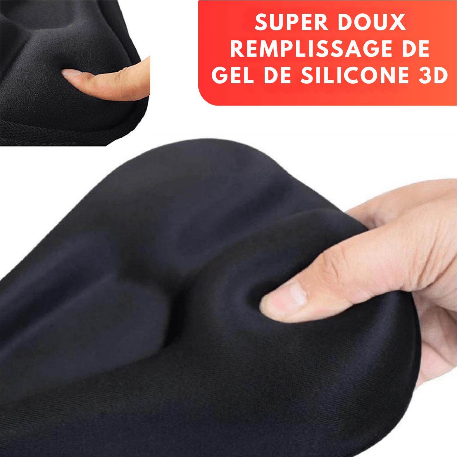 CycleCloud™ Housse de Selle Premium en Gel Siliconé 3D