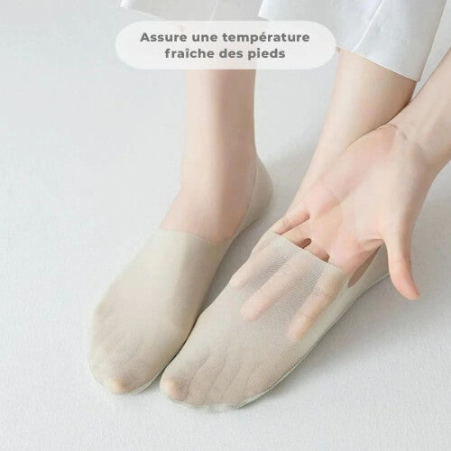 FrostFeet™ Chaussettes Soie Glacée – 5 Paires Pour Le Prix De 2 ! [Dernière Chance Avec Réduction]